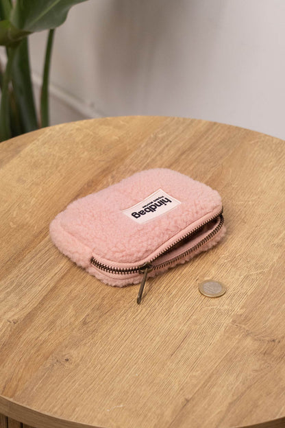 Lili Powder Pink Teddy Coin Purse