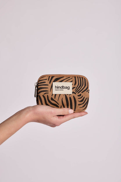 Lili Zebra Cinnamon Coin Purse