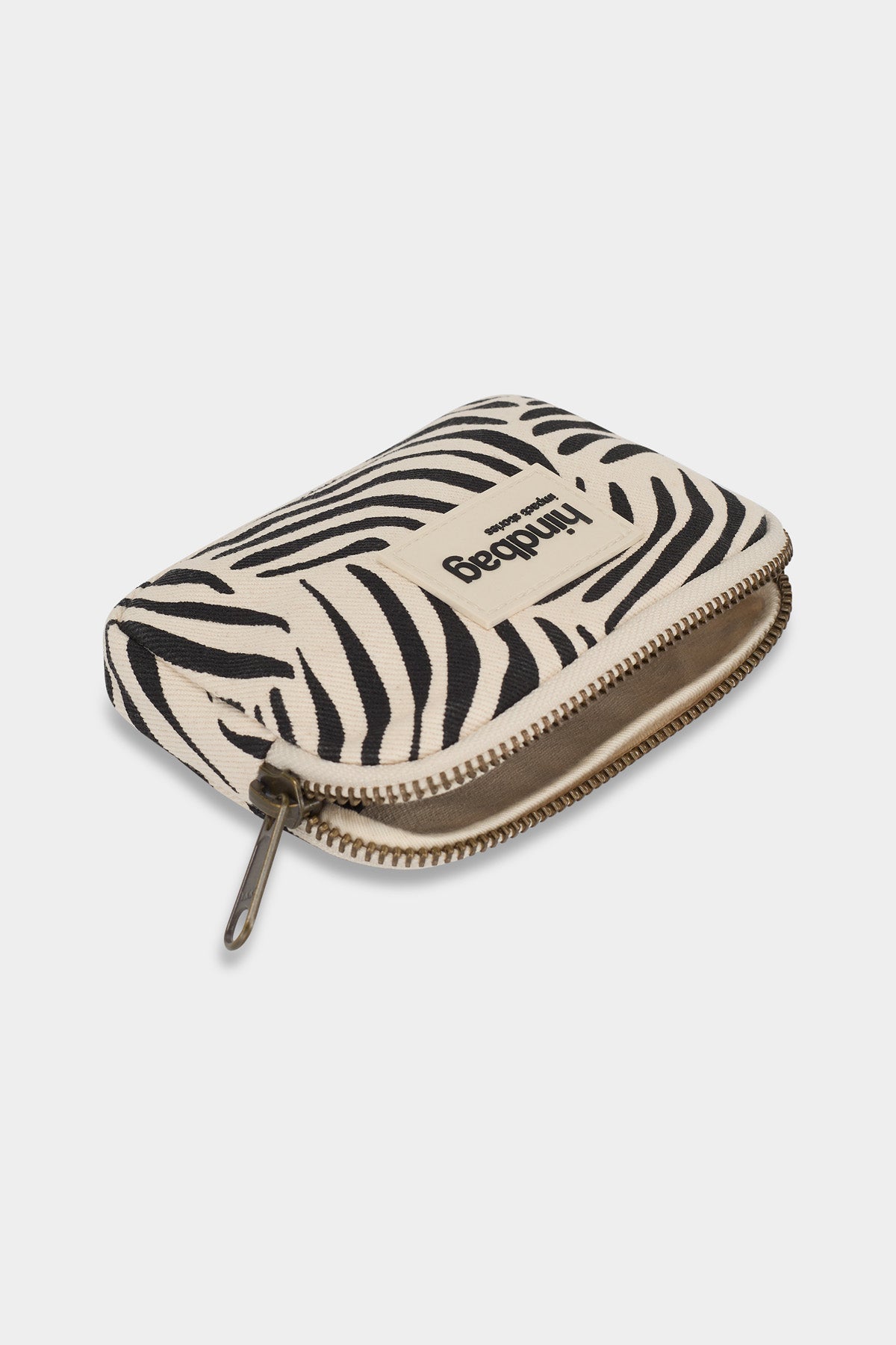 Lili Zebra Cream Coin Purse