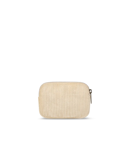Lili cream corduroy Coin Purse