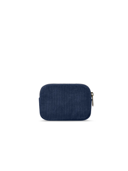 Lili Navy Corduroy Coin Purse