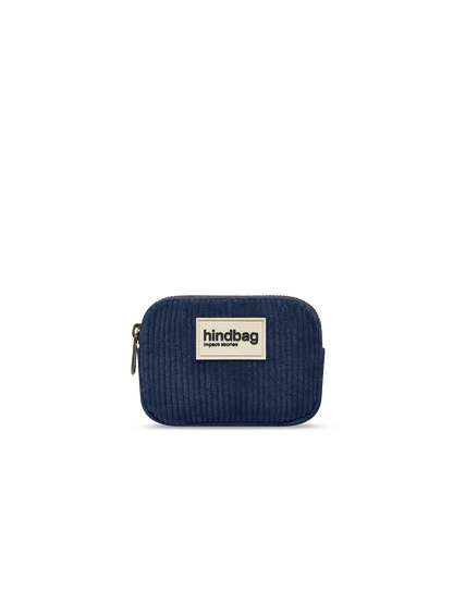 Lili Navy Corduroy Coin Purse
