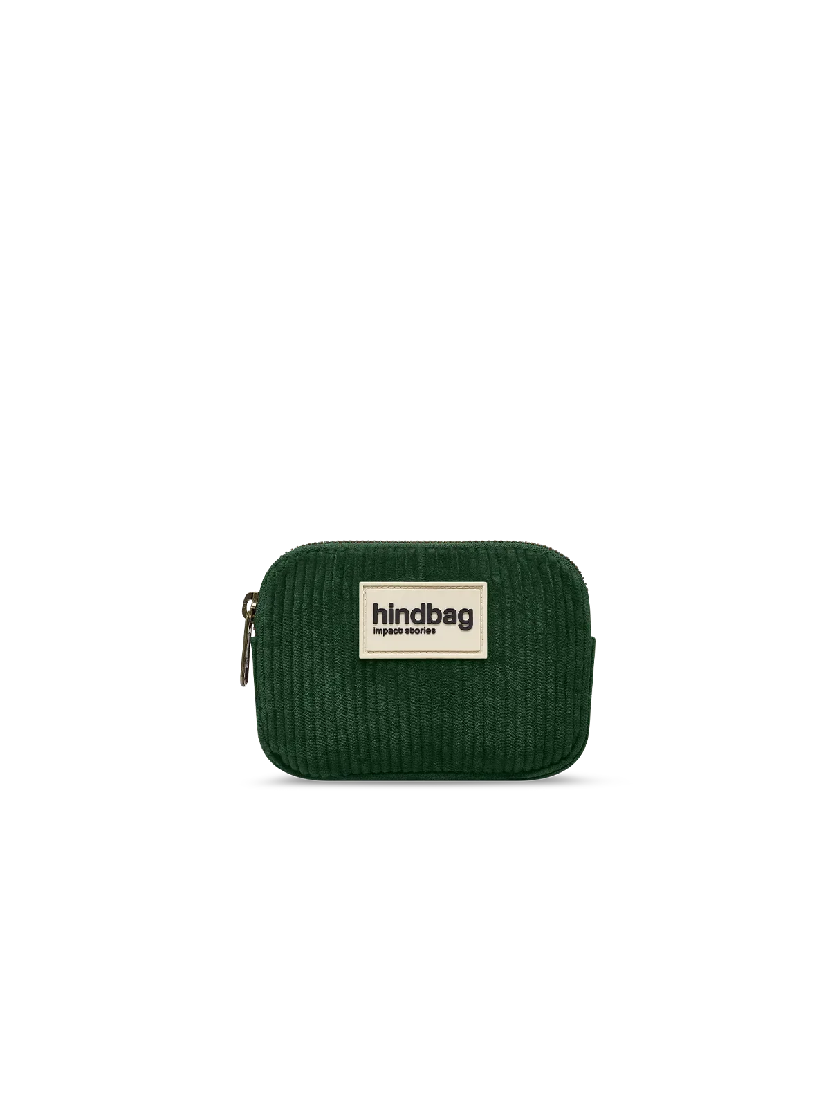 Lili Pine Green Corduroy Coin Purse