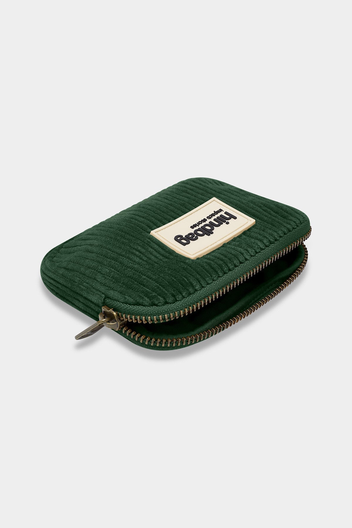 Lili Pine Green Corduroy Coin Purse