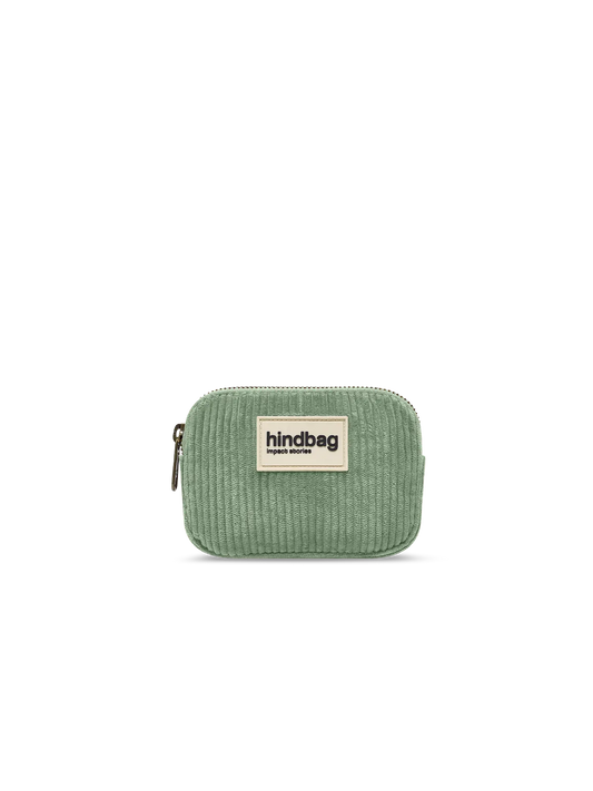 Lili Mint Green Corduroy Coin Purse