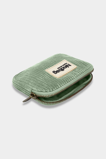 Lili Mint Green Corduroy Coin Purse