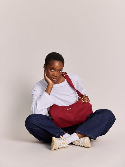 Rosa Burgundy Crossbody Bag