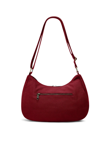 Rosa Burgundy Crossbody Bag