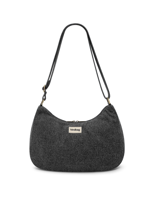 Rosa dark grey denim Crossbody Bag