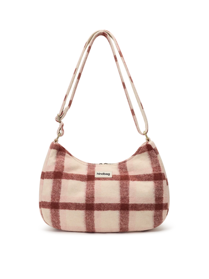 Rosa pink tartan Crossbody Bag