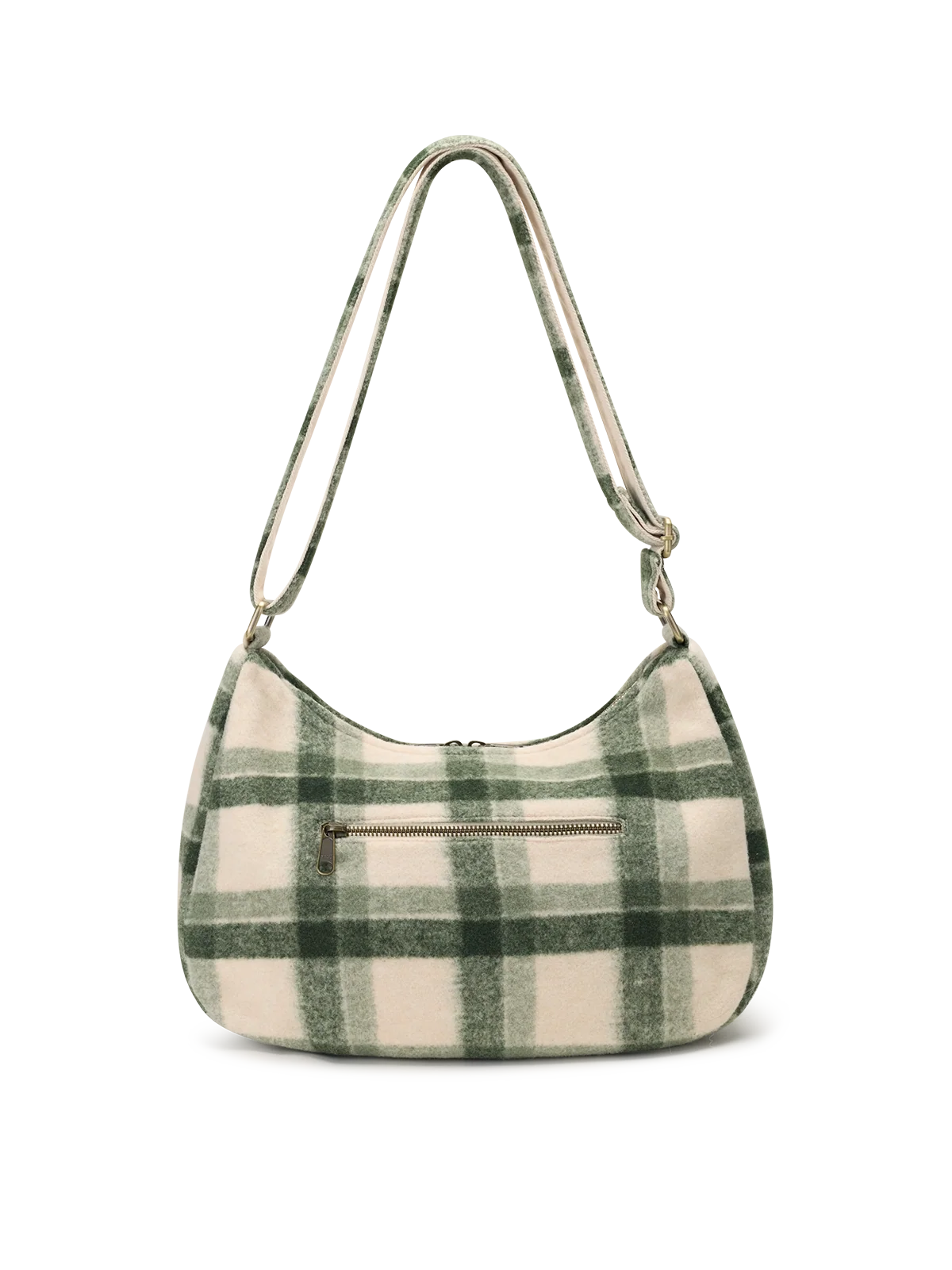 Rosa green tartan Crossbody Bag
