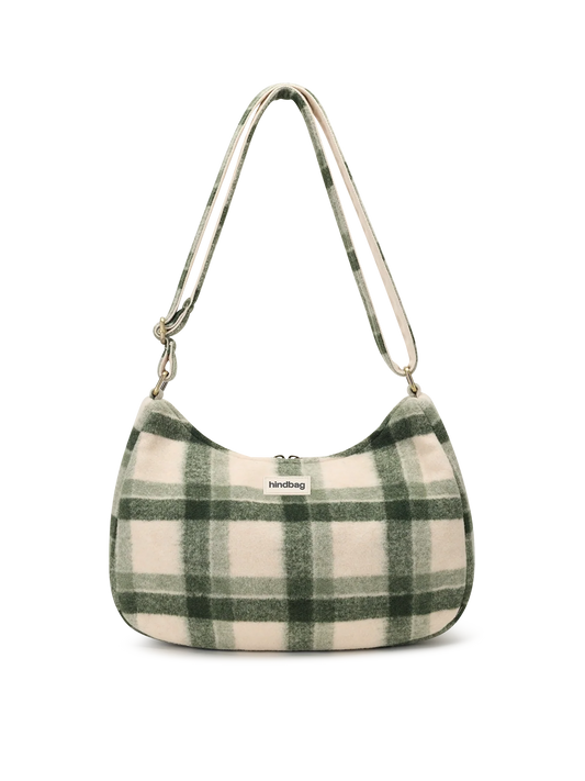 Rosa green tartan Crossbody Bag