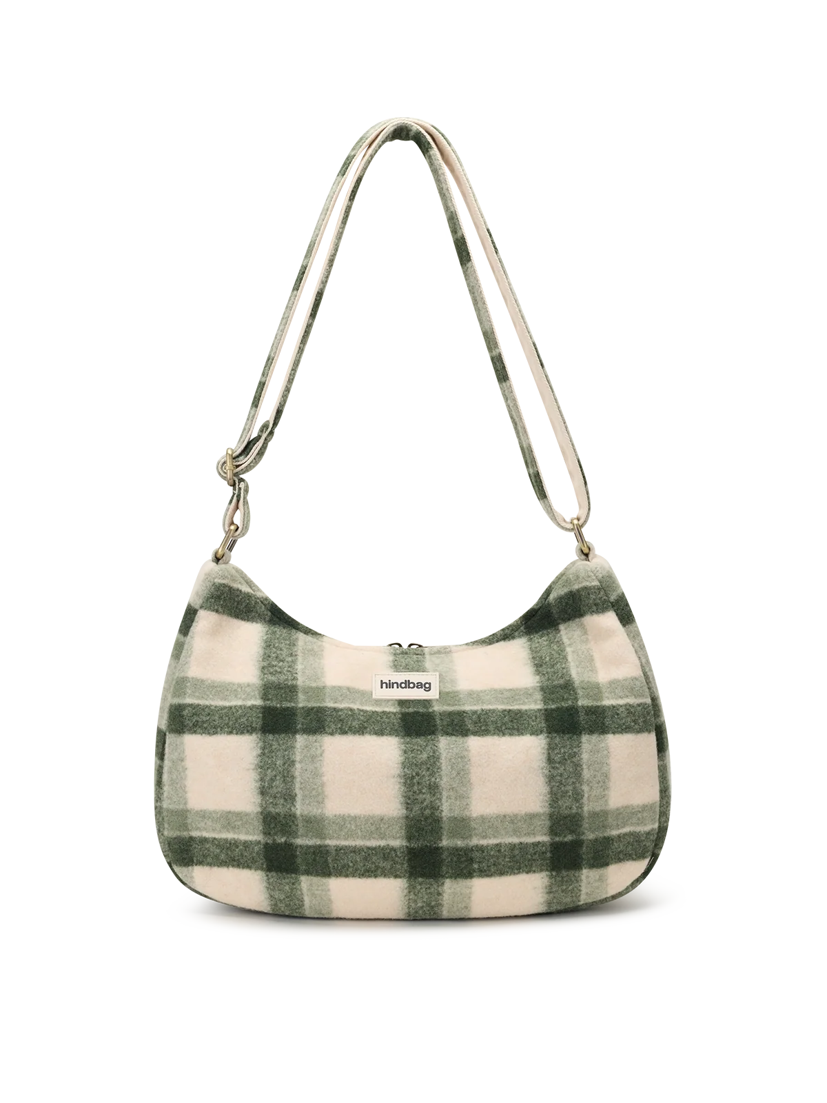Rosa green tartan Crossbody Bag