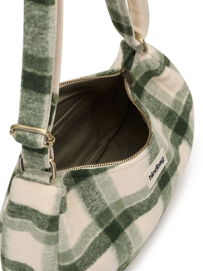 Rosa green tartan Crossbody Bag