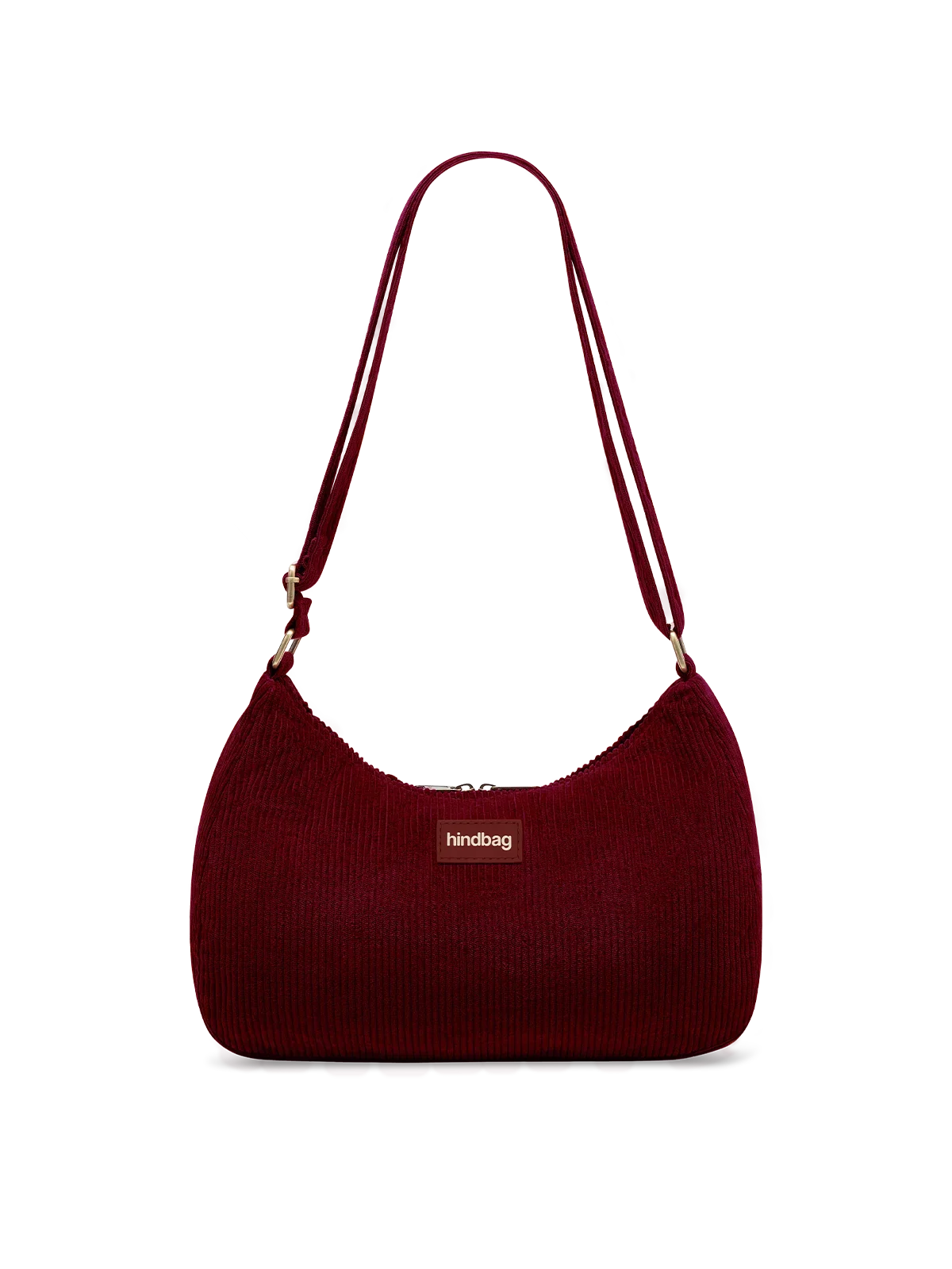 Rosa burgundy corduroy Crossbody Bag