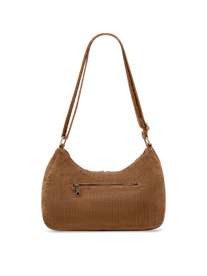 Rosa macchiato corduroy Crossbody Bag