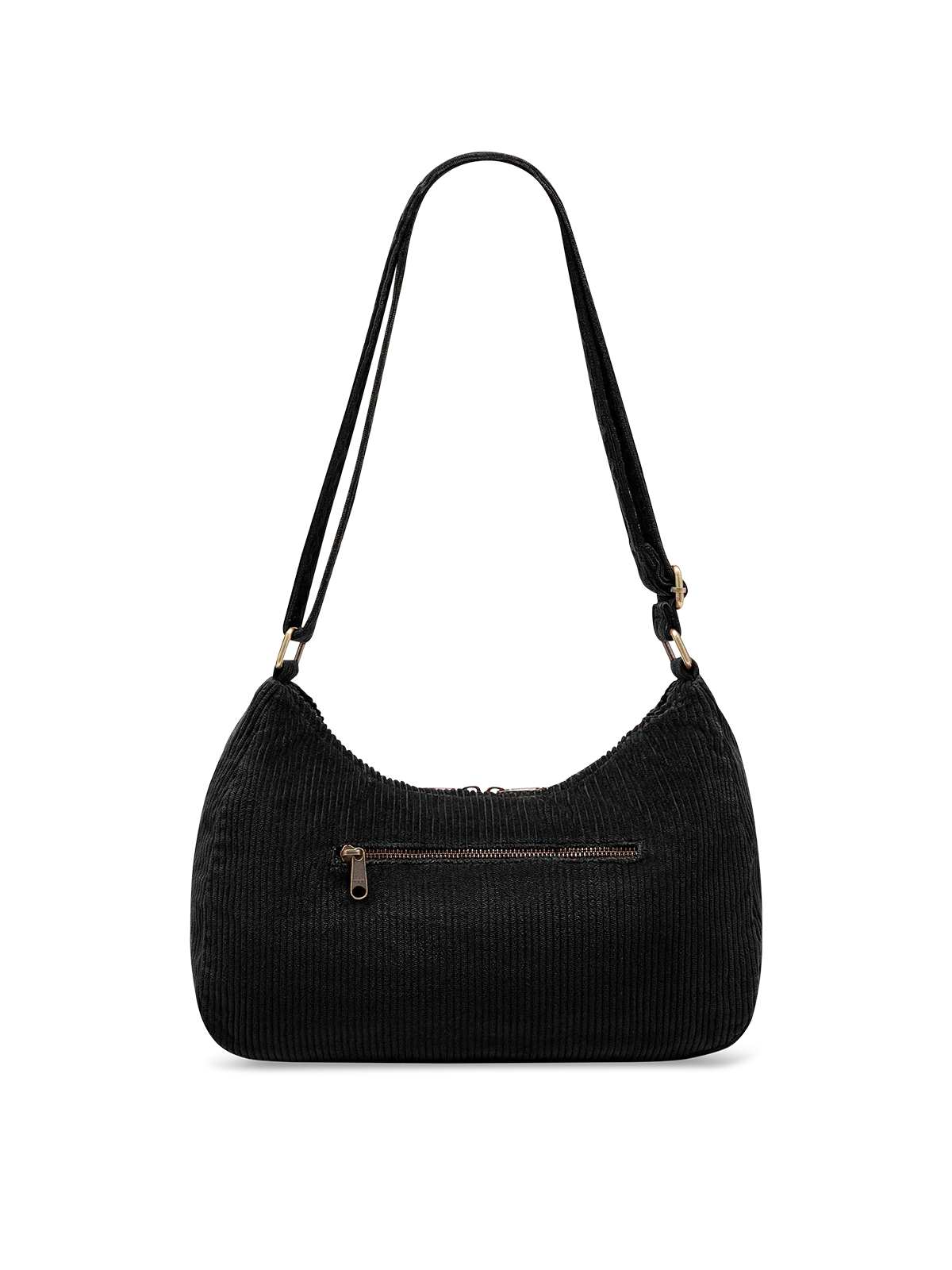 Rosa black corduroy Crossbody Bag