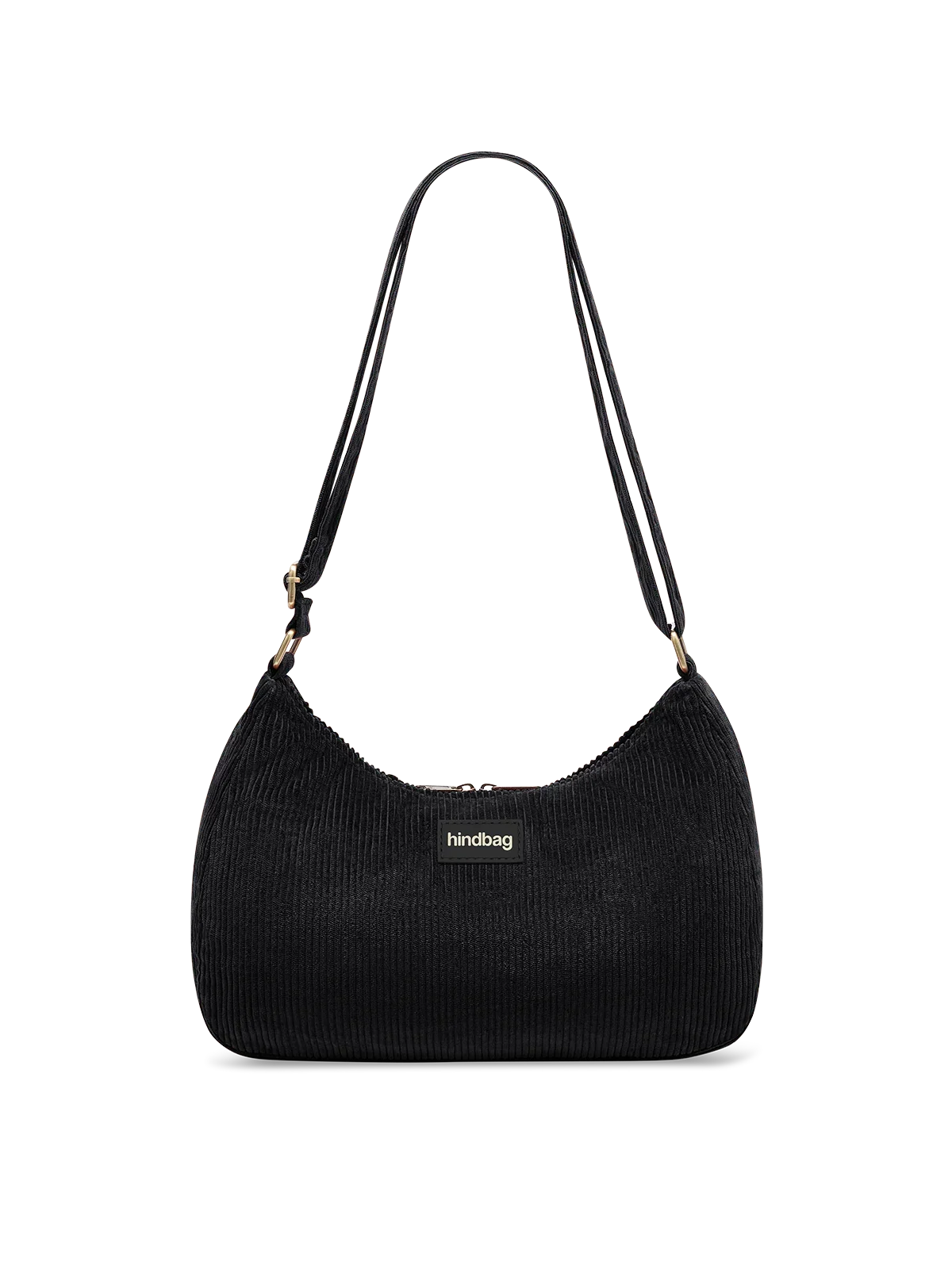 Rosa black corduroy Crossbody Bag
