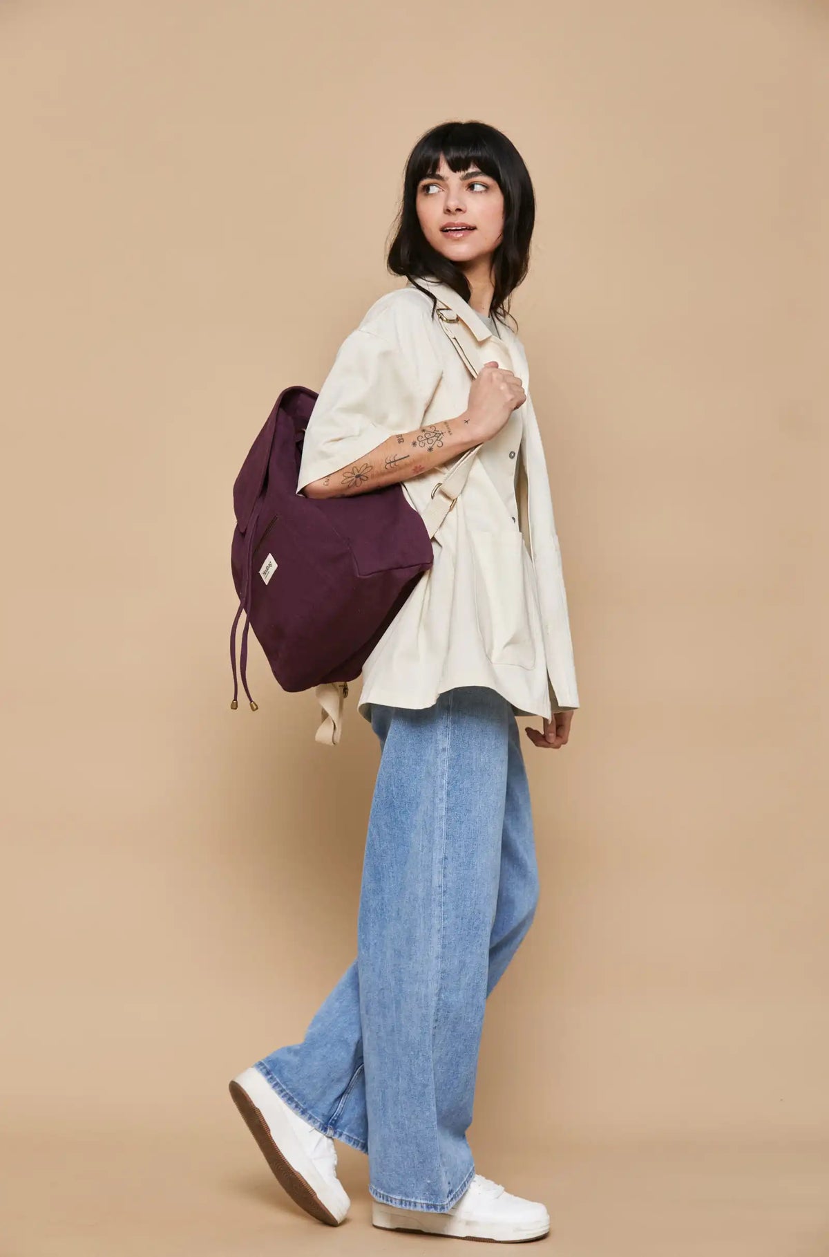 Eliot Plum Backpack