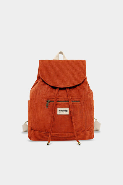 Eliot backpack in brick corduroy