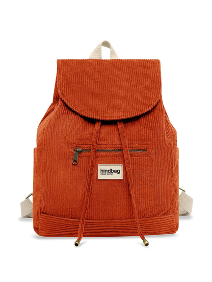 Eliot backpack in brick corduroy