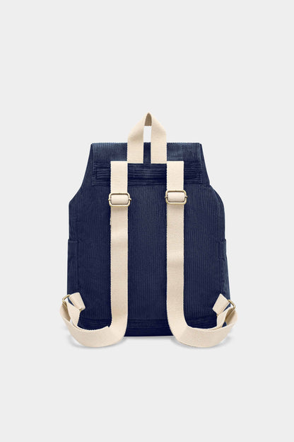 Eliot backpack in navy corduroy