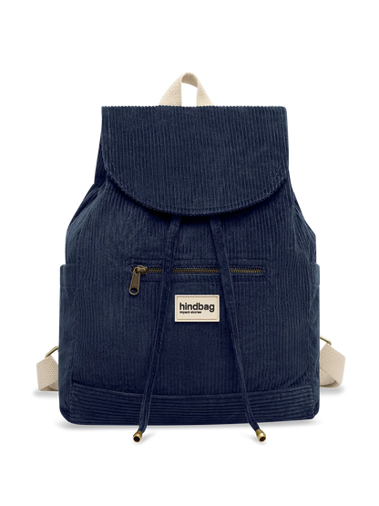 Eliot backpack in navy corduroy