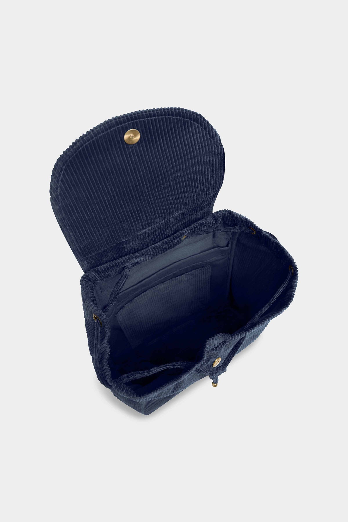 Eliot backpack in navy corduroy