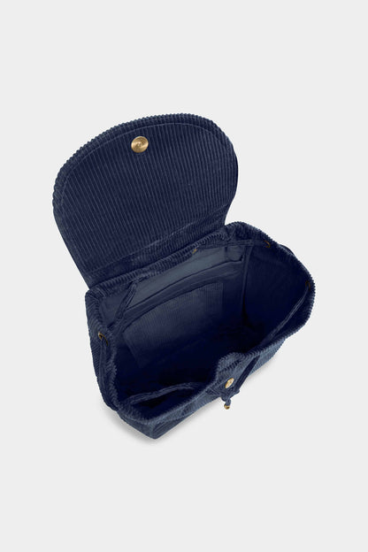 Eliot backpack in navy corduroy