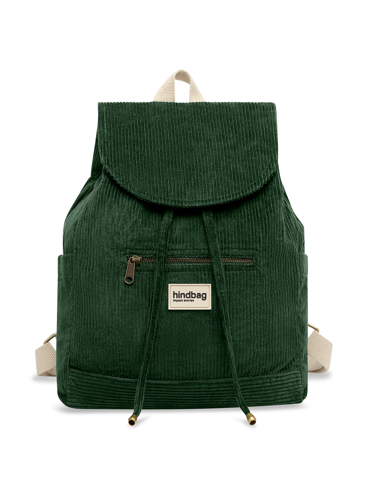 Eliot backpack in pine green corduroy