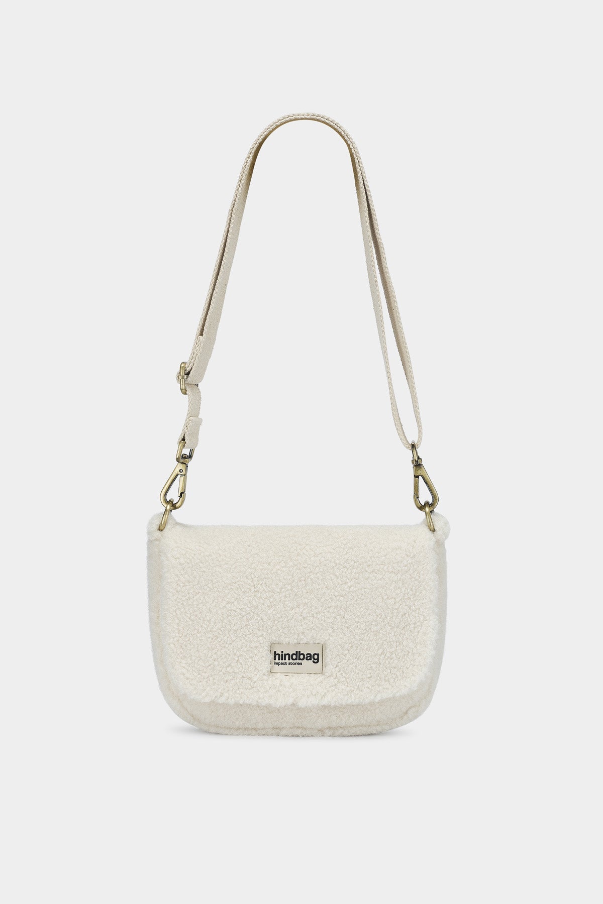 Teddy Crossbody Handbag in Arctic White