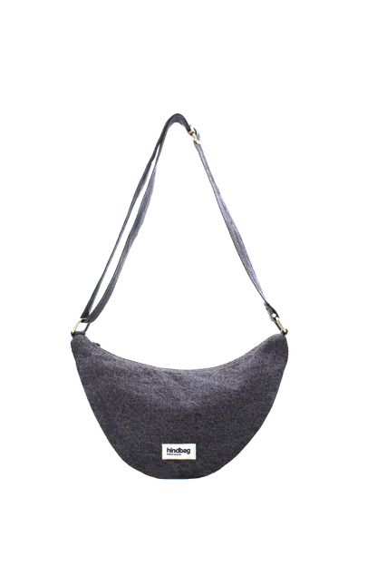 Andrea Denim Gray Belt Bag