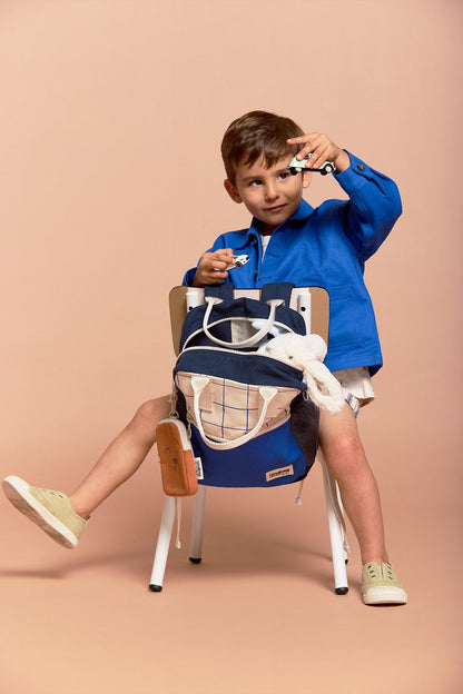 Arthur Tricolore Checkered Backpack