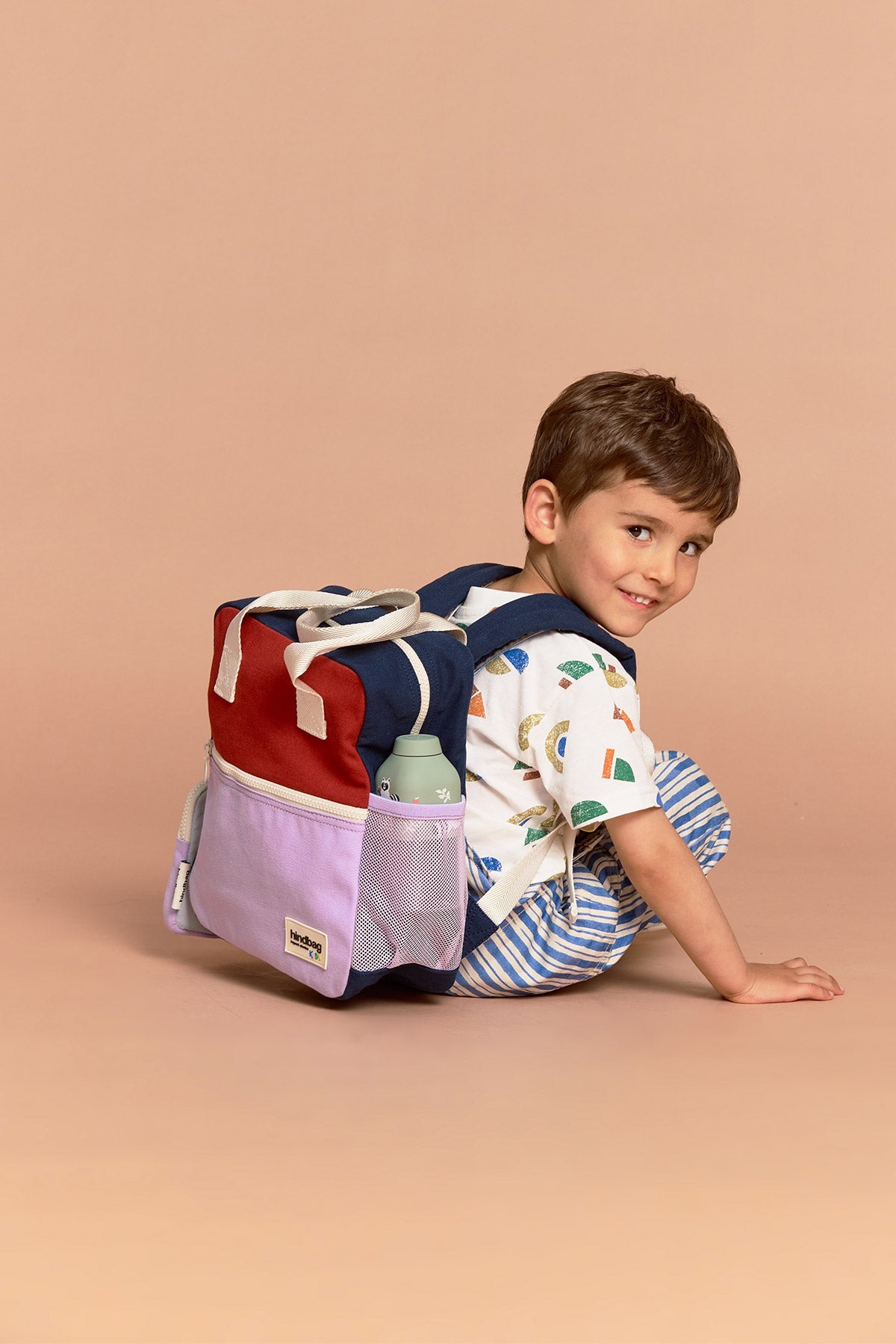 Arthur Tricolore Terracotta Backpack