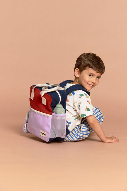 Arthur Tricolore Terracotta Backpack