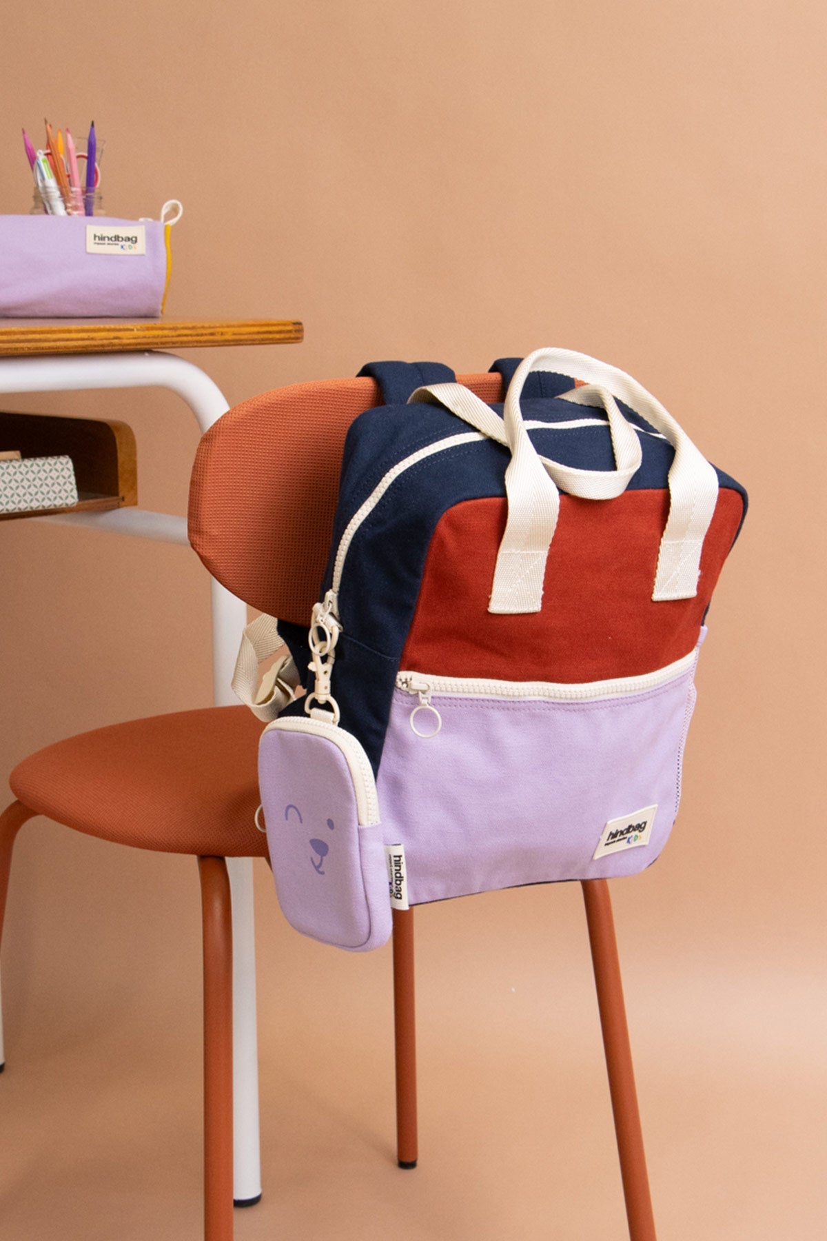 Arthur Tricolore Terracotta Backpack