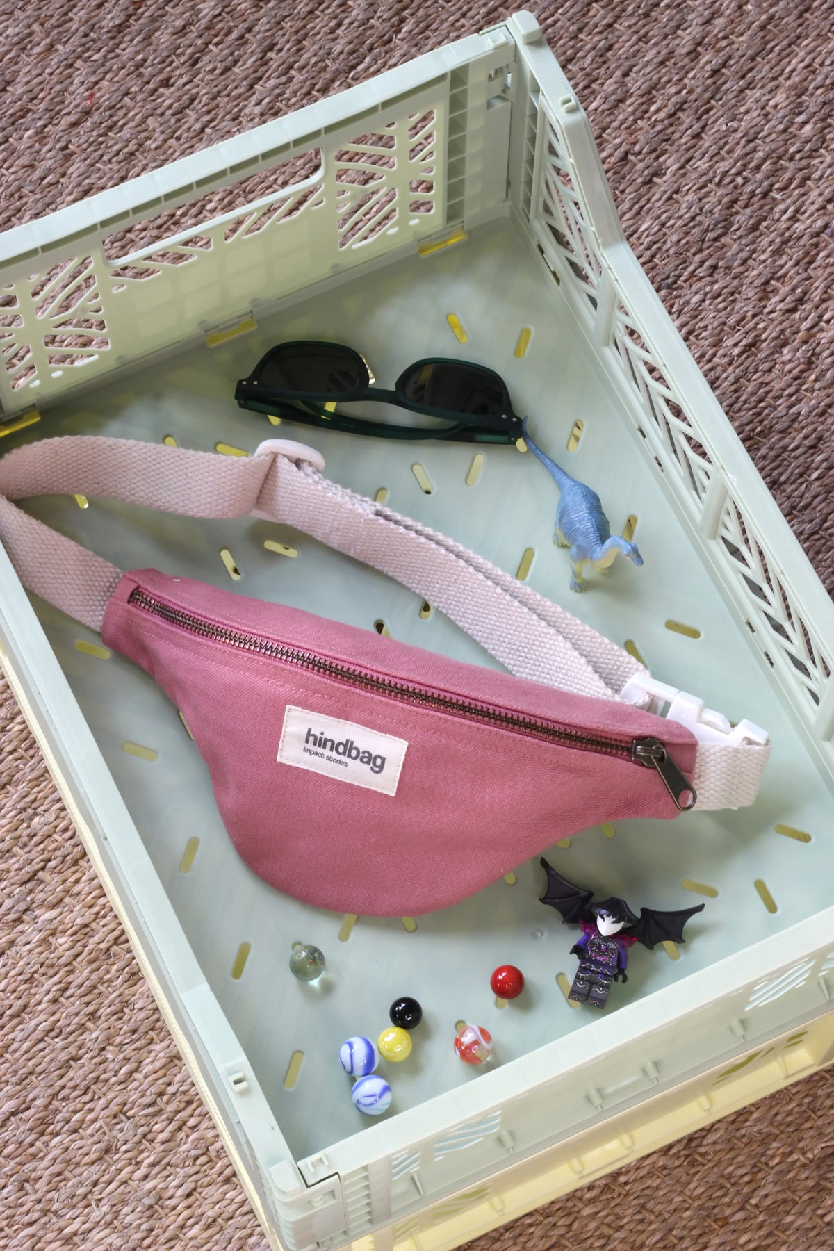 Augustin children's bum bag Blush pink