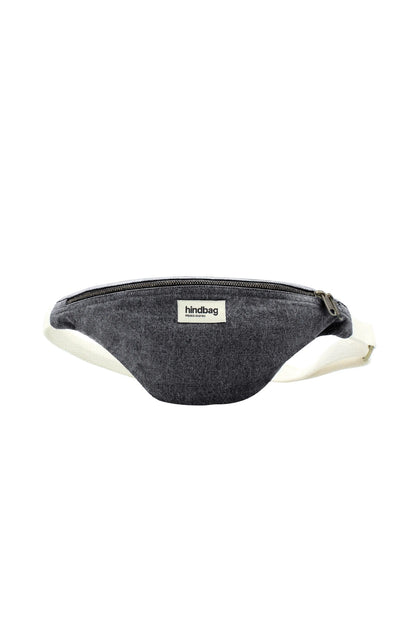 Olivia Denim Gray Belt Bag