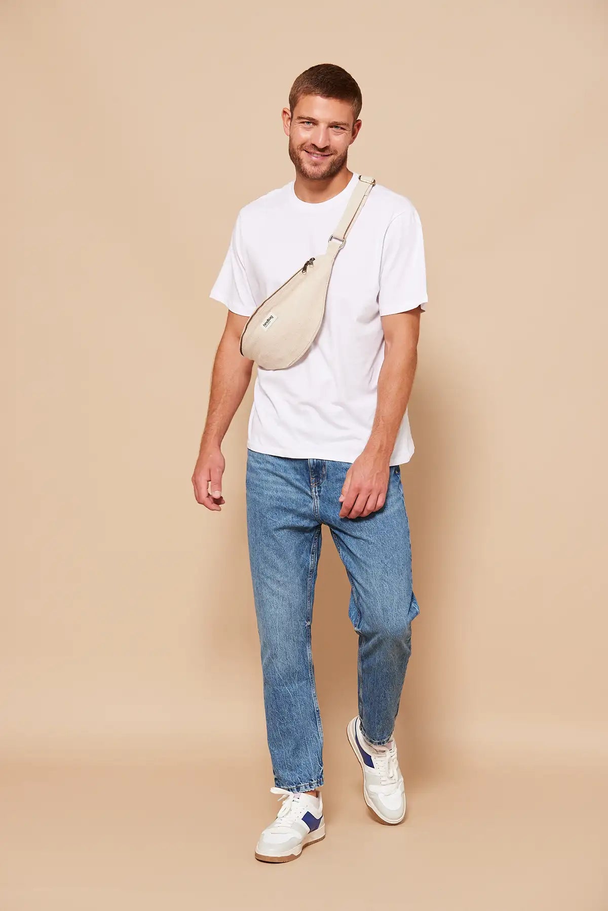 Belt bag L Sasha Jute