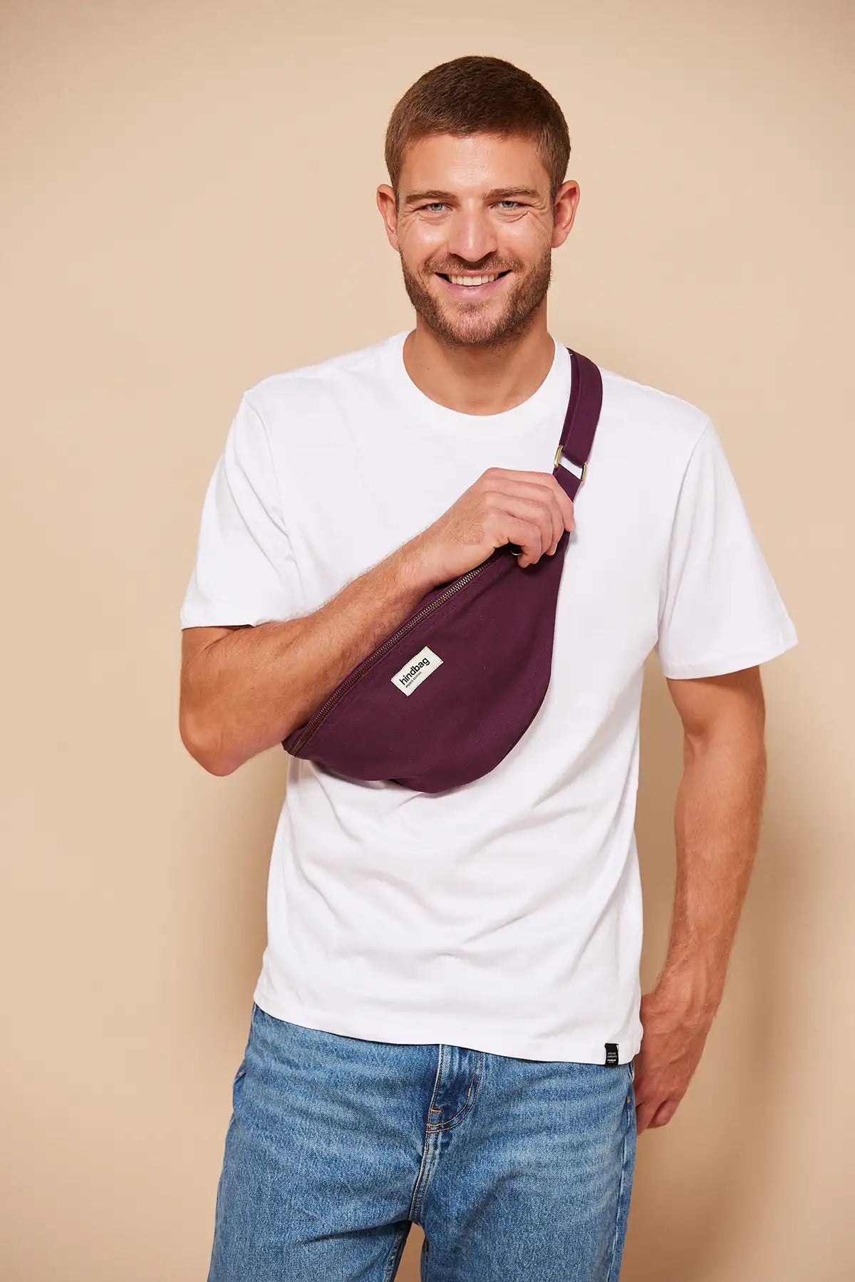 Banana bag L Sasha Plum
