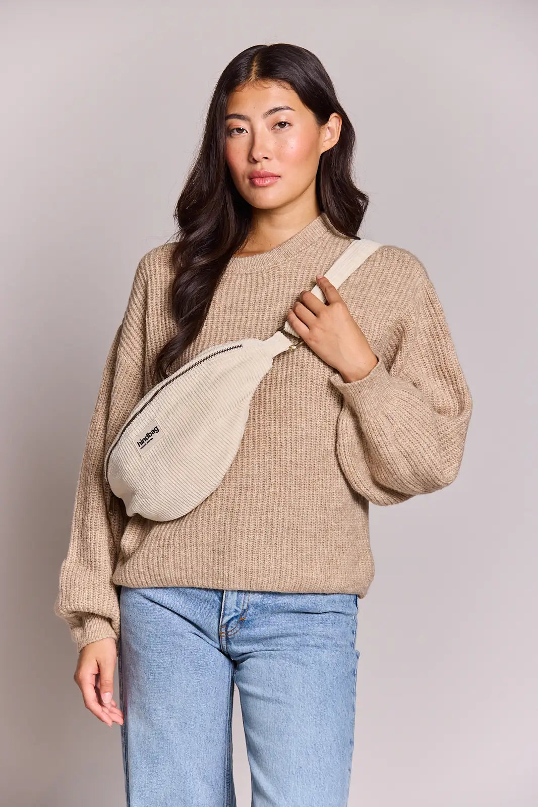L Sasha Velvet Fanny Pack