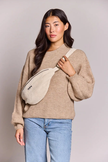 L Sasha Velvet Fanny Pack