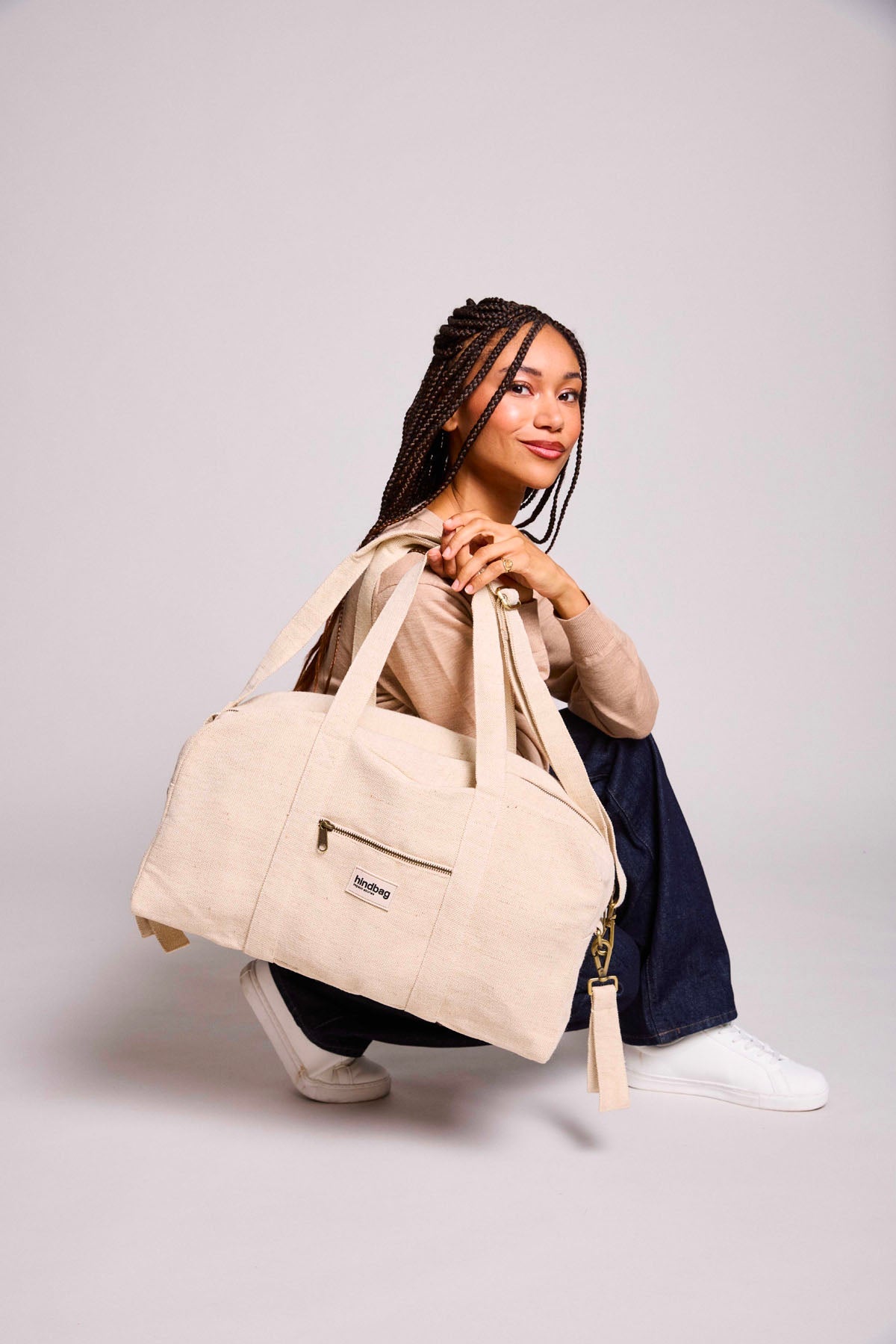 Basile Jute Diaper Bag