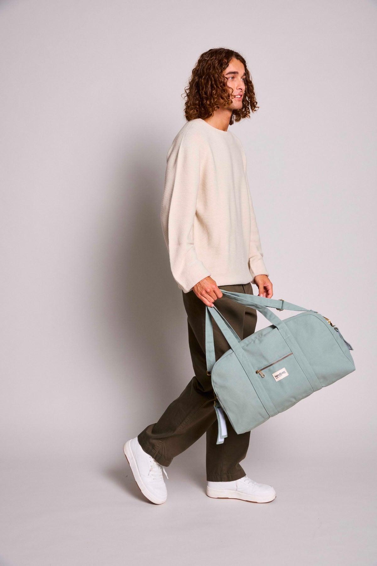 Basile Sage Diaper Bag