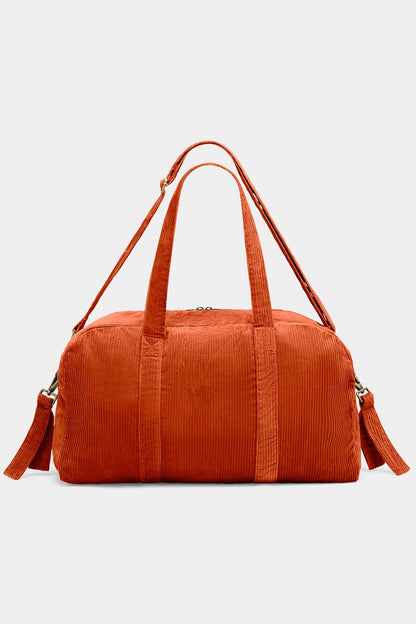 Basile Brick Corduroy Diaper Bag