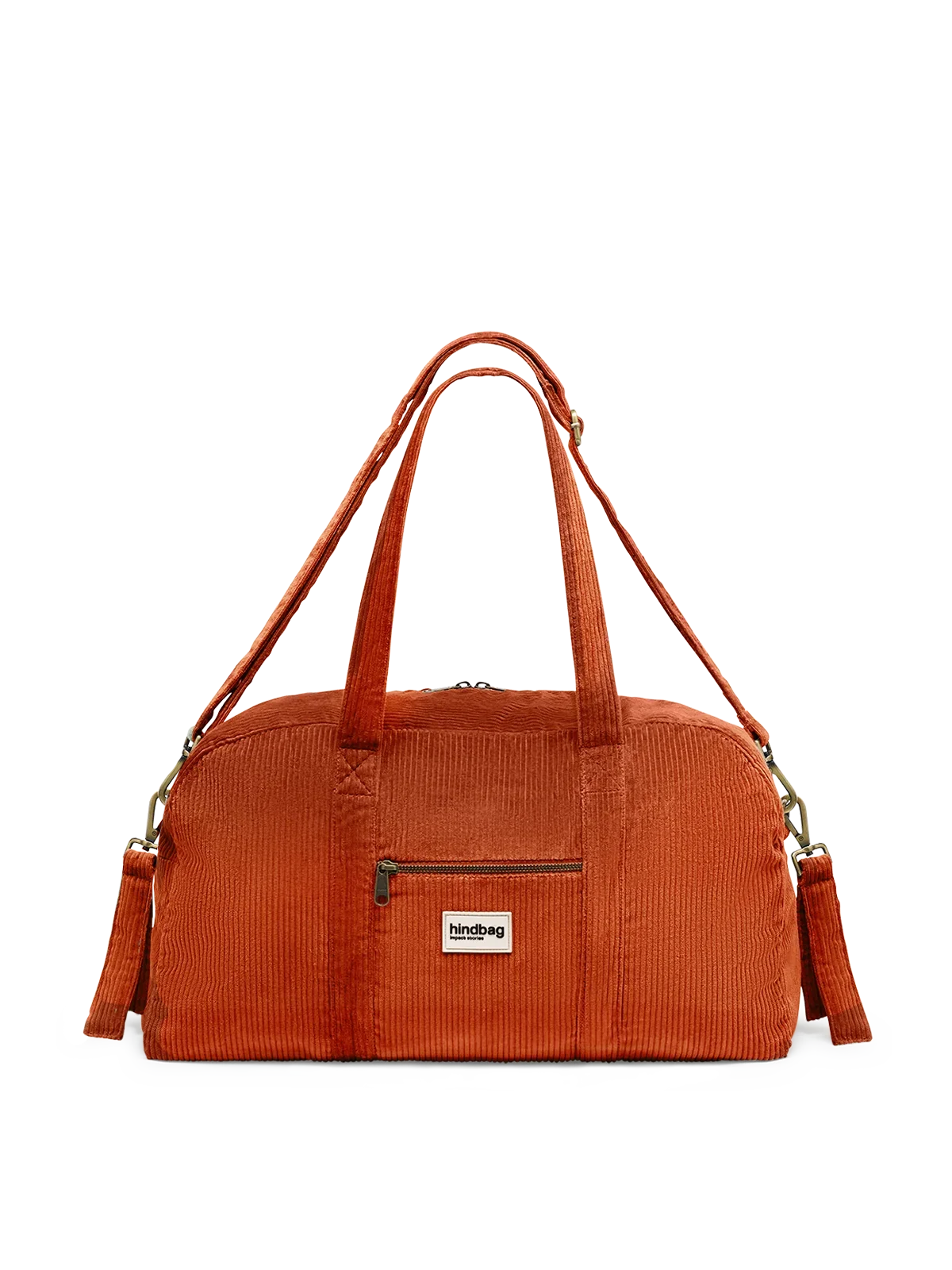 Basile Brick Corduroy Diaper Bag