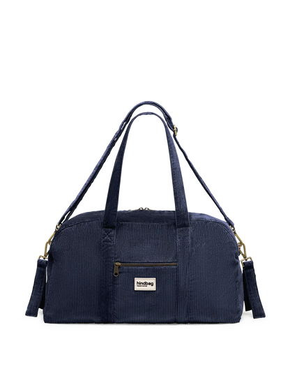 Basile Navy Corduroy Diaper Bag