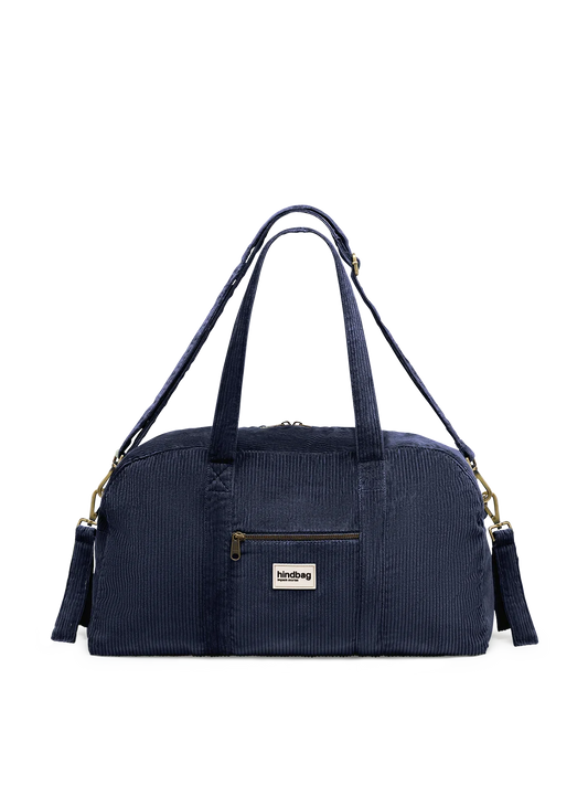 Basile Navy Corduroy Diaper Bag