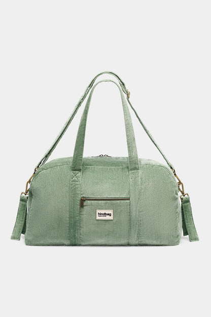 Basile Mint Green Corduroy Diaper Bag