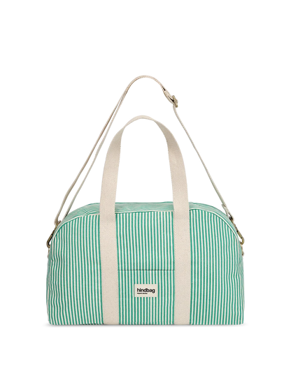 Charlie green Stripes Weekend Bag